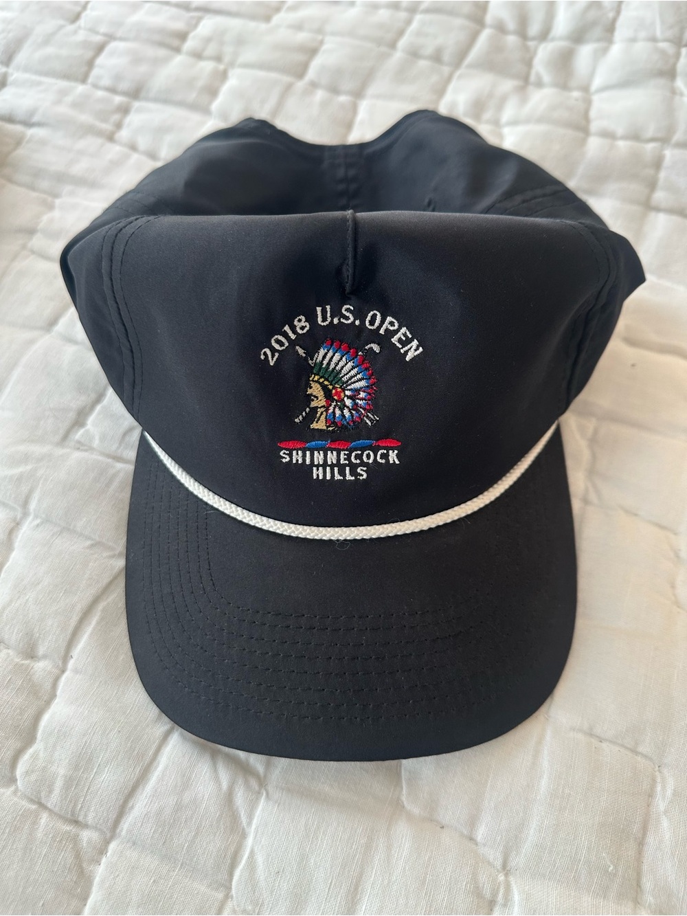 2018 U.S. Open Shinnecock Hills Embroidered Black Cap